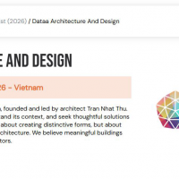 DATAA tiếp tục được tạp chí BUILD bình chọn tại hạng mục Tư vấn Thiết kế Kiến trúc Xuất sắc nhất 2026 - Việt Nam.